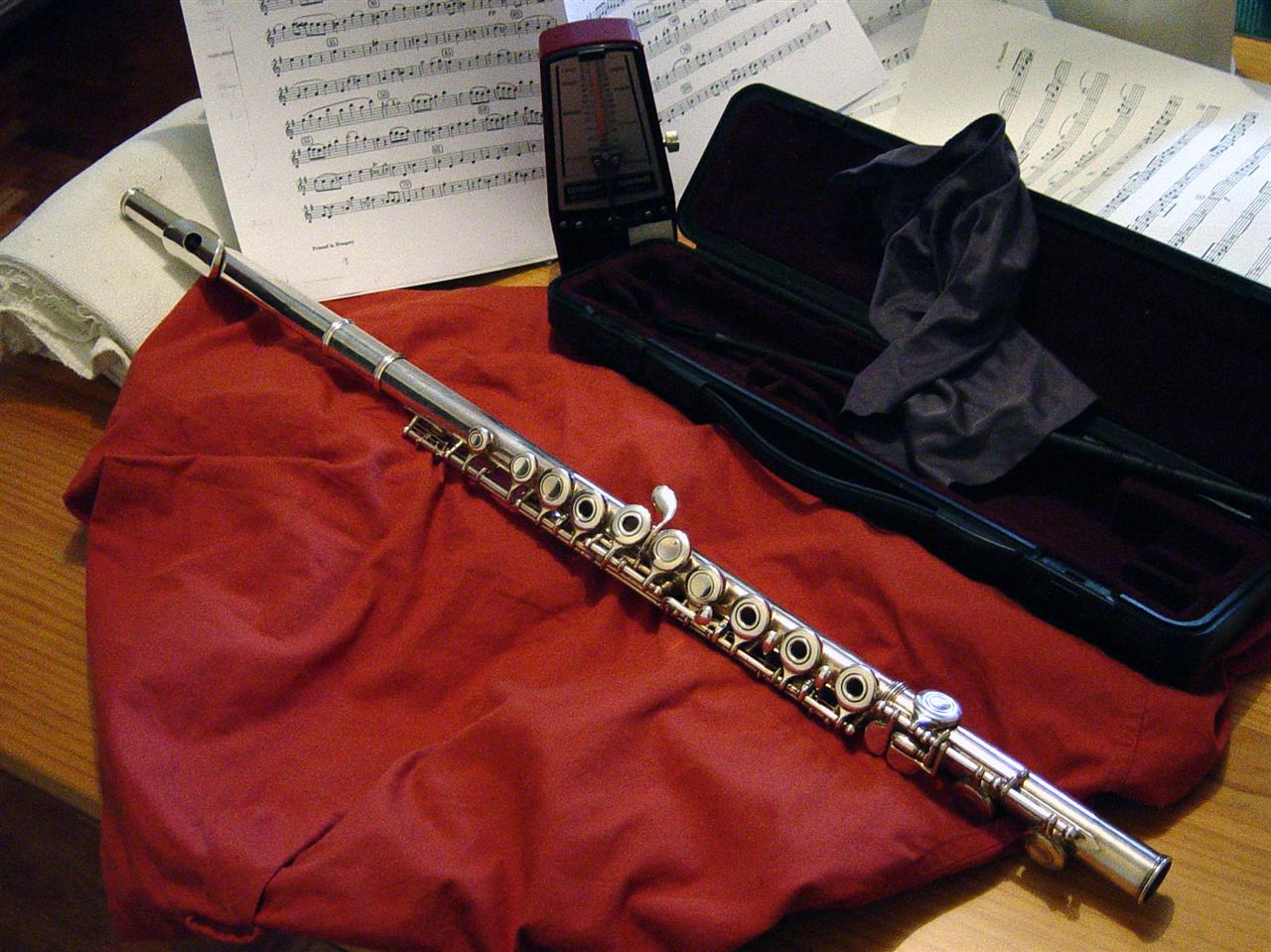 نت‌نويسی ساز كنسرت فلوت (Concert Flute)