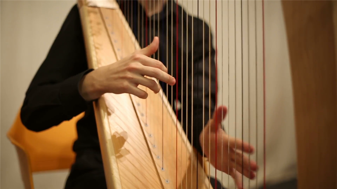 طرز تولید صدا در ساز چنگ (Harp)